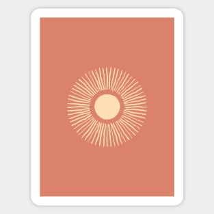 Sun Burst - Dust Pink Sticker